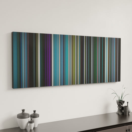 Minimal interior design with Calvin-Harris--Disciples-How-Deep-Is-Your-Love Frome on the wall