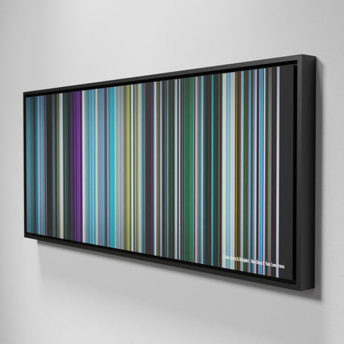 Side view of Framed Buff's of Calvin-Harris--Disciples-How-Deep-Is-Your-Love Frome on the wall