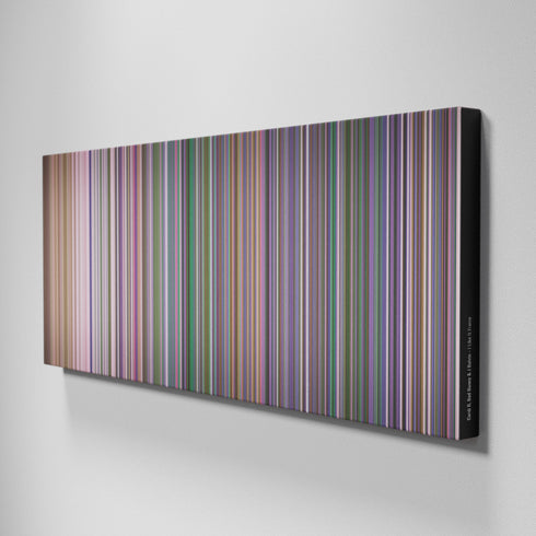 Side view of Buff's of Cardi-B-Bad-Bunny--J-Balvin-I-Like-It Frome on the wall