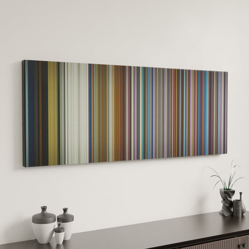 Minimal interior design with Wisin-Escapate-Conmigo Frome on the wall