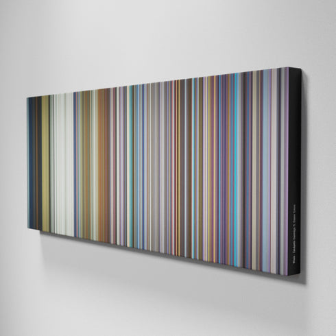 Side view of Buff's of Wisin-Escapate-Conmigo Frome on the wall