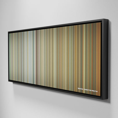 Side view of Framed Buff's of Gente-de-Zona-La-Gozadera Frome on the wall