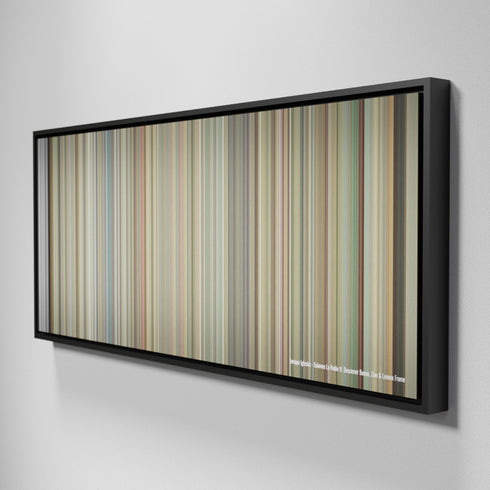 Side view of Framed Buff's of Enrique-Iglesias-Subeme-La-Radio Frome on the wall