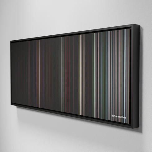 Side view of Framed Buff's of Katy-Perry-Firework Frome on the wall