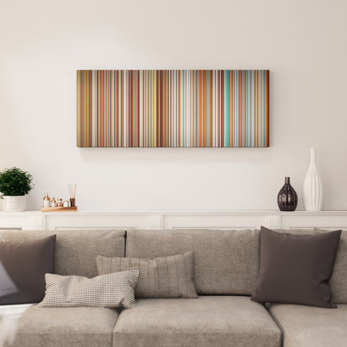 Living room interior with Pitbull-Timber Frome on the wall