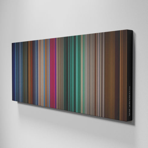 Side view of Buff's of Taylor-Swift-Look-What-You-Made-Me-Do Frome on the wall