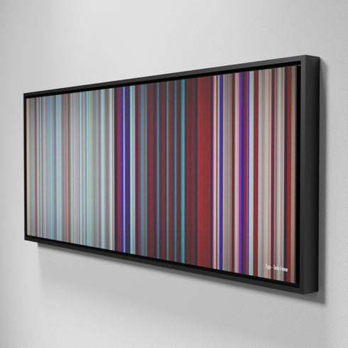 Side view of Framed Buff's of Tyga-Taste Frome on the wall