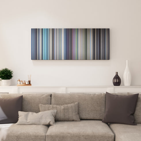 Living room interior with Alan-Walker-Alone Frome on the wall