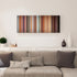 Living room interior with Anuel-AA-Karol-G-Secreto Frome on the wall