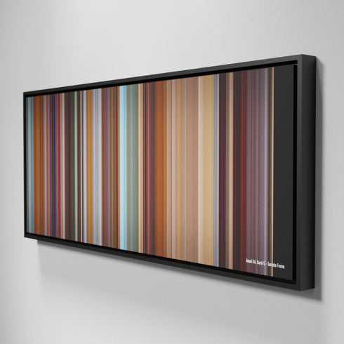 Side view of Framed Buff's of Anuel-AA-Karol-G-Secreto Frome on the wall