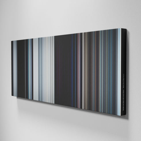 Side view of Buff's of Skrillex-and-Diplo-with-Justin-Bieber-Where-Are-U-Now Frome on the wall