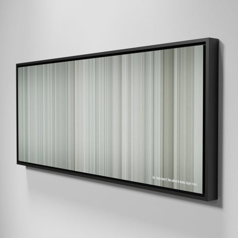 Side view of Framed Buff's of Sia-Elastic-Heart Frome on the wall