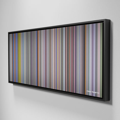 Side view of Framed Buff's of Ed-Sheeran-Photograph Frome on the wall