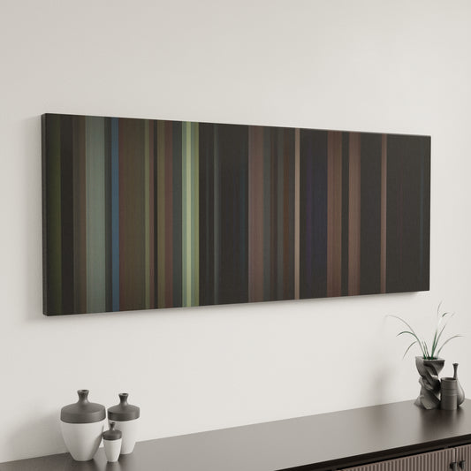 Minimal interior design with Christian-Nodal-Adios-Amor Frome on the wall