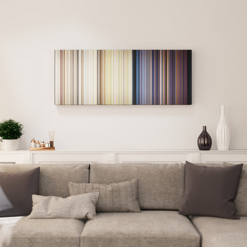 Living room interior with Pitbull-Rain-Over-Me Frome on the wall