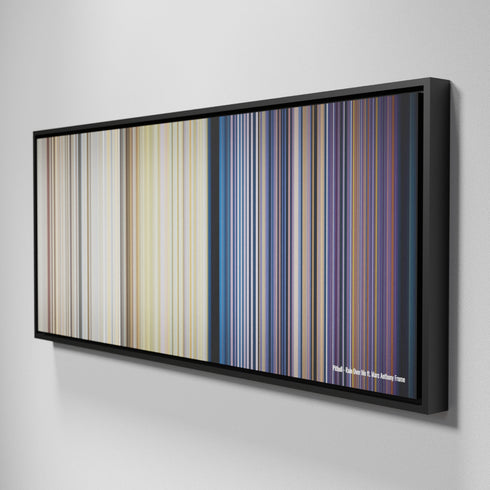 Side view of Framed Buff's of Pitbull-Rain-Over-Me Frome on the wall