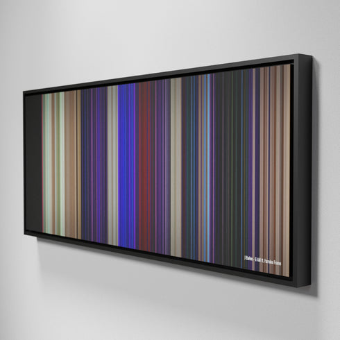 Side view of Framed Buff's of J-Balvin-6-AM Frome on the wall