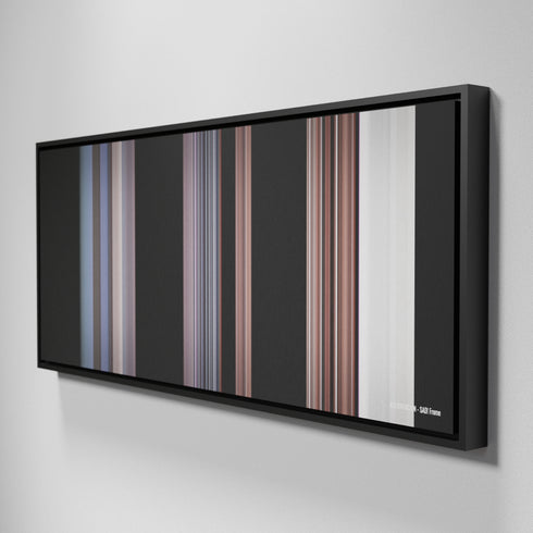 Side view of Framed Buff's of XXXTENTACION-SAD Frome on the wall