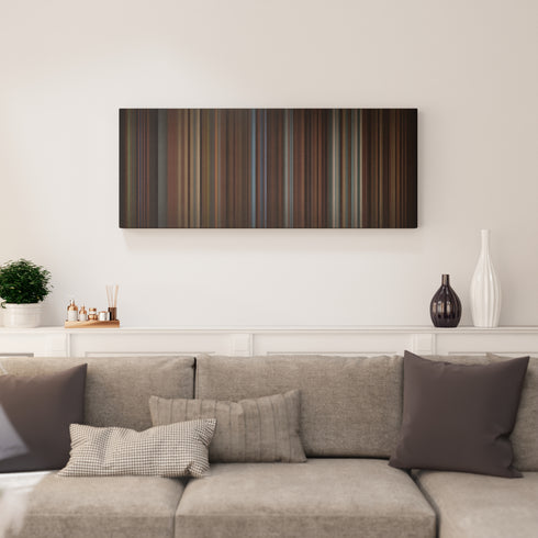 Living room interior with Clean-Bandit-Symphony Frome on the wall