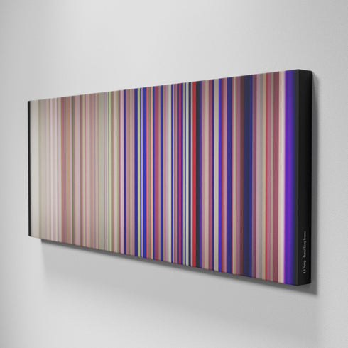 Side view of Buff's of Lil-Pump-Gucci-Gang Frome on the wall