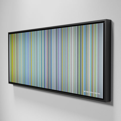 Side view of Framed Buff's of Zion--Lennox-Otra-Vez Frome on the wall