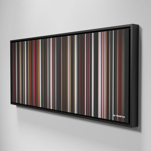 Side view of Framed Buff's of Zayn-Pillowtalk Frome on the wall