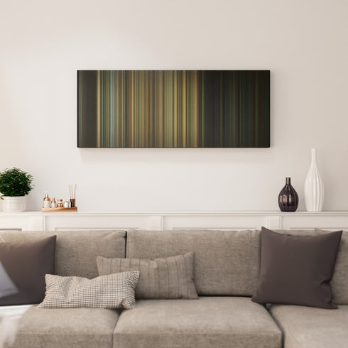 Living room interior with DJ-Snake-Lil-Jon-Turn-Down-for-What Frome on the wall