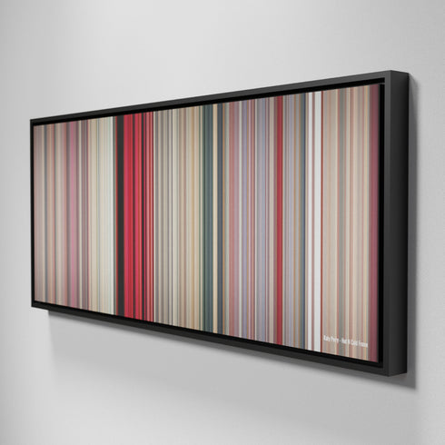 Side view of Framed Buff's of Katy-Perry-Hot-N-Cold Frome on the wall