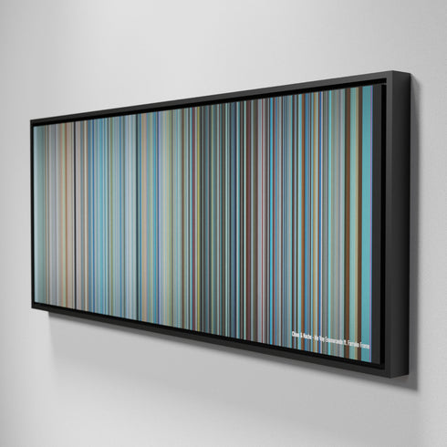 Side view of Framed Buff's of Chino--Nacho-Me-Voy-Enamorando Frome on the wall