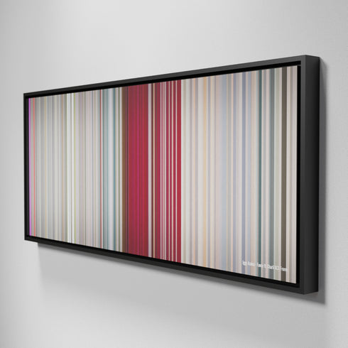 Side view of Framed Buff's of Iggy-Azalea-Fancy Frome on the wall