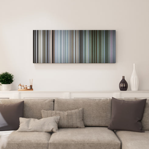 Living room interior with Nicky-Jam-Travesuras Frome on the wall