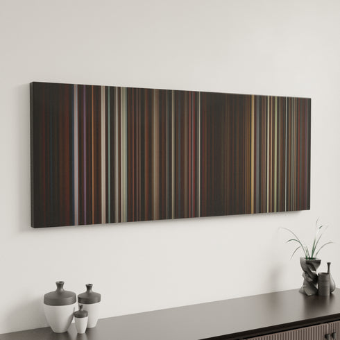 Minimal interior design with Justin-Bieber-Never-Say-Never Frome on the wall