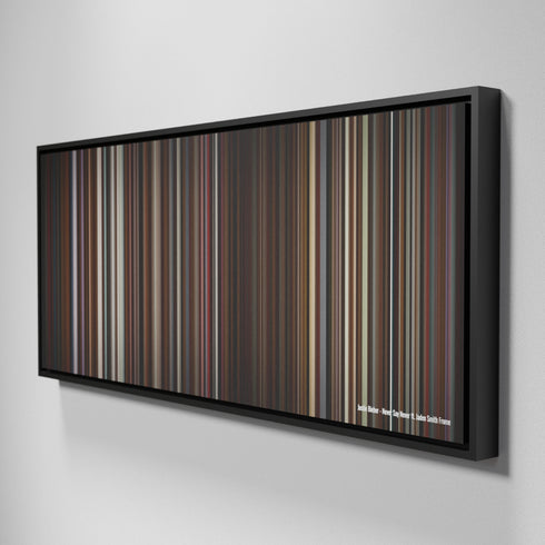 Side view of Framed Buff's of Justin-Bieber-Never-Say-Never Frome on the wall