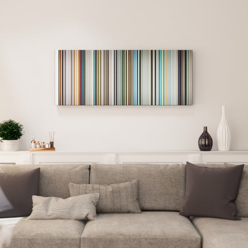 Living room interior with BTS-Fake-Love Frome on the wall