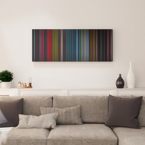 Living room interior with DJ-Snake-Let-Me-Love-You Frome on the wall