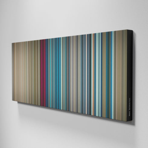 Side view of Buff's of Maluma-Sin-Contrato Frome on the wall