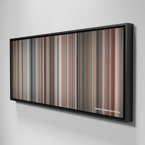 Side view of Framed Buff's of Paulo-Londra-Nena-Maldicion Frome on the wall