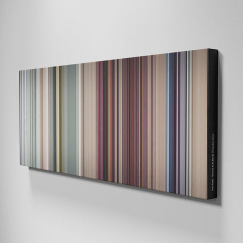 Side view of Buff's of Bebe-Rexha-Meant-to-Be Frome on the wall