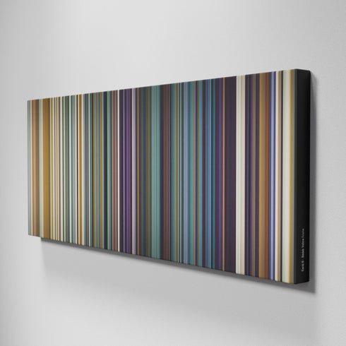 Side view of Buff's of Cardi-B-Bodak-Yellow Frome on the wall