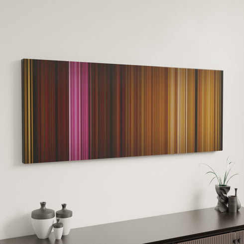 Minimal interior design with Shakira-Hips-Dont-Lie Frome on the wall