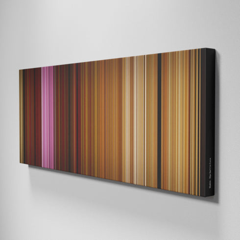 Side view of Buff's of Shakira-Hips-Dont-Lie Frome on the wall