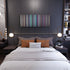 Bedroom interior with Rihanna-We-Found-Love Frome on the wall