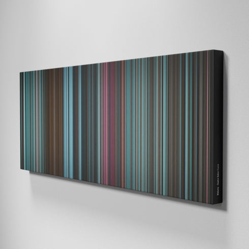 Side view of Buff's of Maluma-Cuatro-Babys Frome on the wall