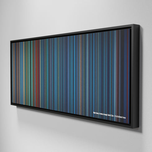 Side view of Framed Buff's of Myke-Towers-Farruko-Arcangel-Sech--Zion-Si-Se-Da-Remix Frome on the wall