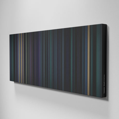 Side view of Buff's of Evanescence-Bring-Me-To-Life Frome on the wall