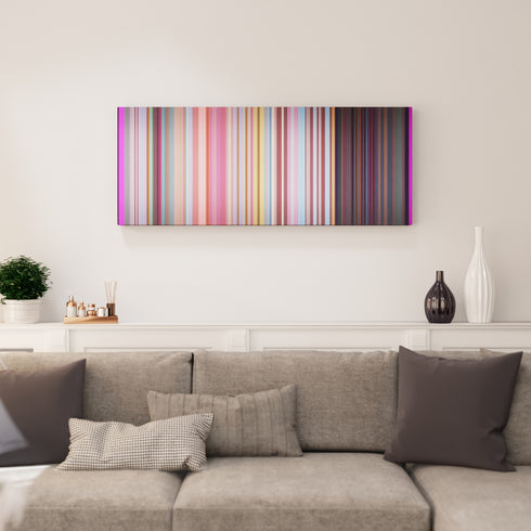 Living room interior with Aqua-Barbie-Girl Frome on the wall