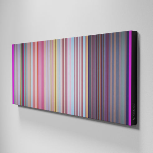 Side view of Buff's of Aqua-Barbie-Girl Frome on the wall