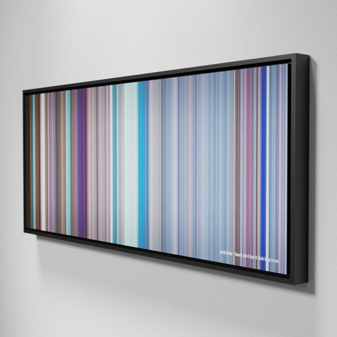 Side view of Framed Buff's of Justin-Bieber-Beauty-And-A-Beat Frome on the wall