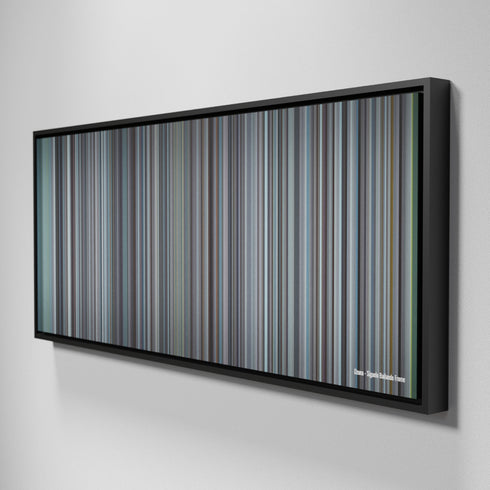 Side view of Framed Buff's of Ozuna-Siguelo-Bailando Frome on the wall