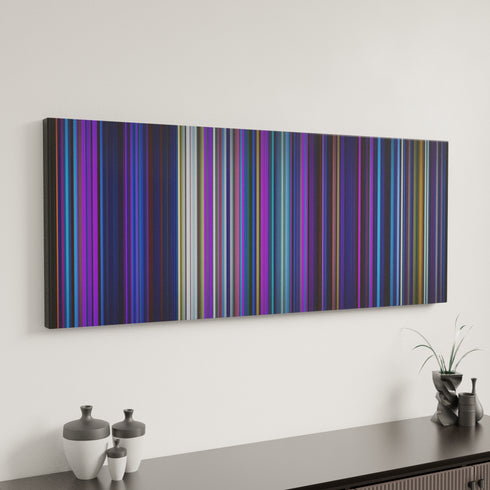 Minimal interior design with Black-Eyed-Peas-J-Balvin-Ritmo Frome on the wall